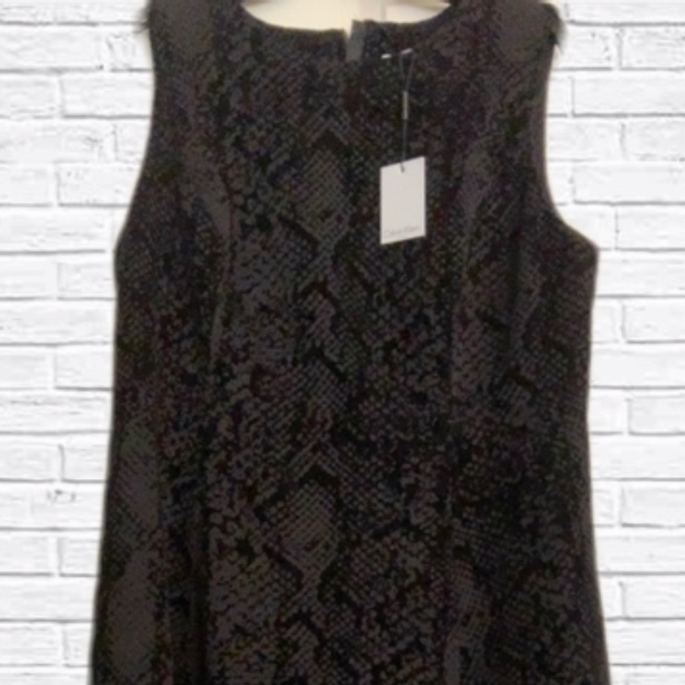 Calvin Klein A-Line Flare Dress